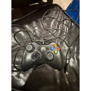 Microsoft Xbox 360 Wired Controller Black Gamepad USB PC Gaming